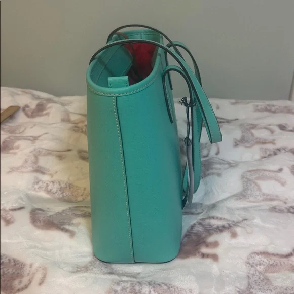 Dooney & Bourke Aqua Tote Bag - Picture 2 of 7